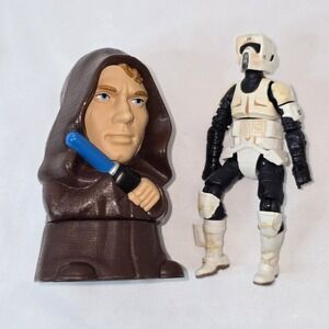 Star Wars Action Figure lot 2 Pieces Anakin Skywalker & Biker Scout Trooper